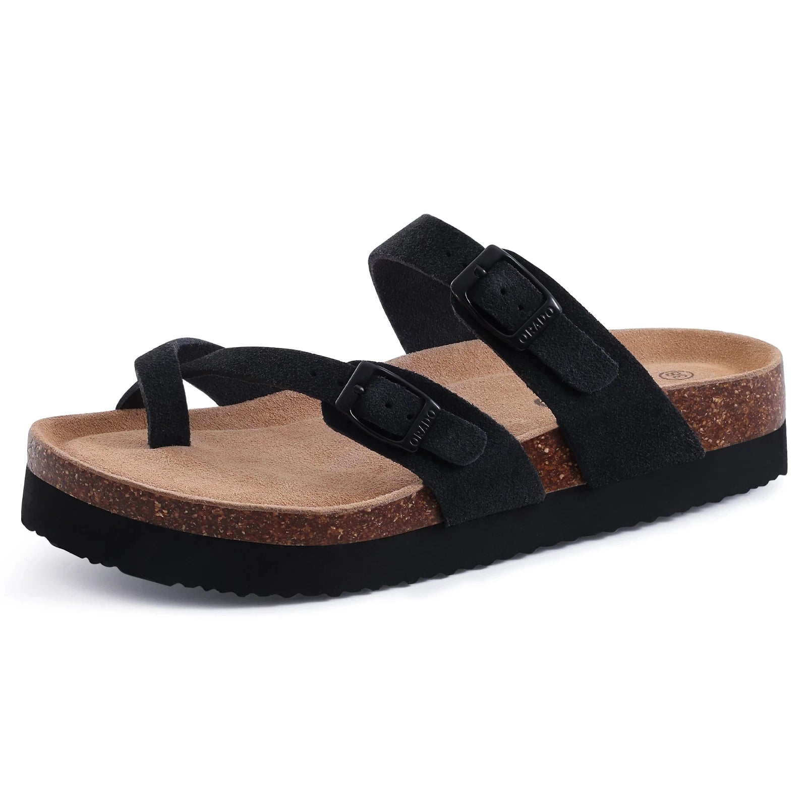 Shevalues Cork Suede Clogs For Women Cork Slippers Summer Cork Sandals Fashion Beach Slides Classic Mules Men Clogs Baotou Shoes