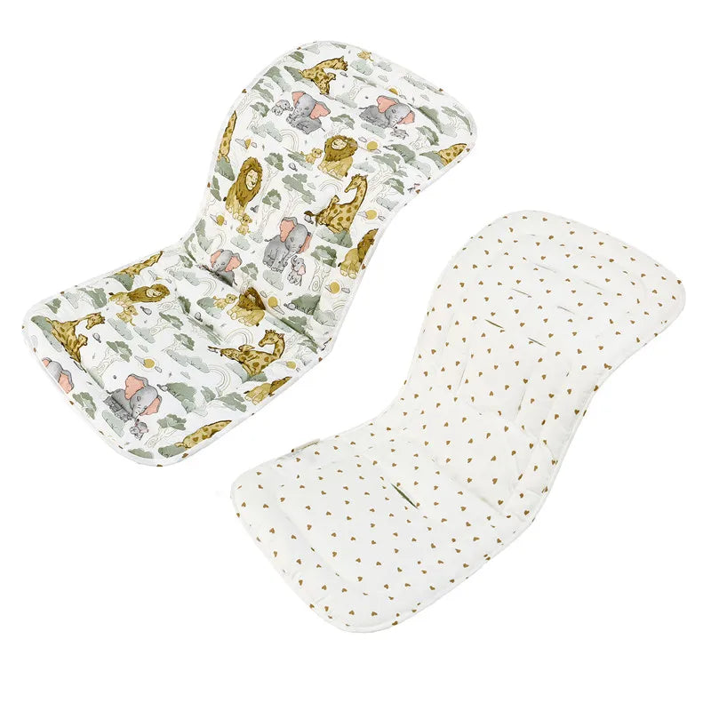 Baby Stroller Accessories Cotton Mattress Stroller Pad Chair Cushion Yoya Seat Pad For Prams kids Double-Sided Trolley Mat