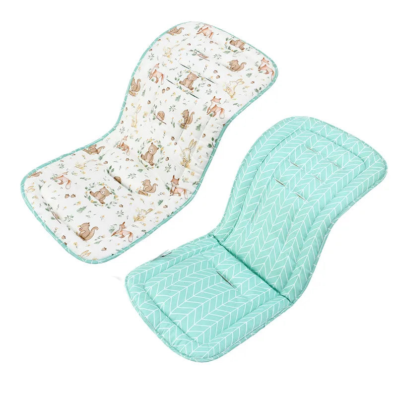 Baby Stroller Accessories Cotton Mattress Stroller Pad Chair Cushion Yoya Seat Pad For Prams kids Double-Sided Trolley Mat