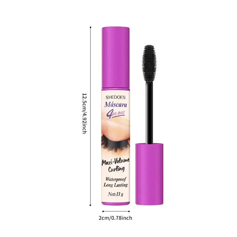 5D Waterproof Mascara Eyelashes Lengthening Long Lasting Silky Lash Black Eyelashes Extension Make Up Beauty Eye Korean Cosmetic