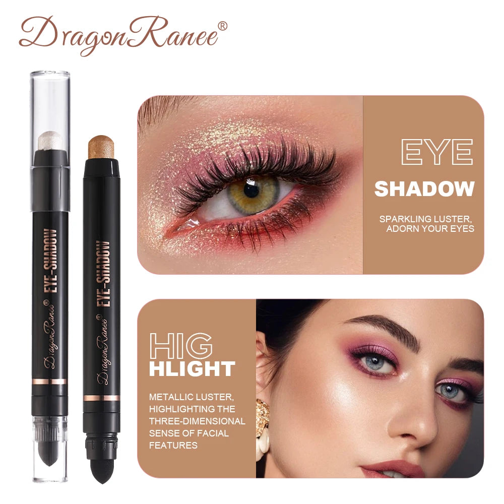 12-Piece Eye Shadow Pen Set, Pearlescent Fine Shimmer, Delicate Silky, Non-Smudged Eye Shadow, Eye Modification, Long-Lasting Ma