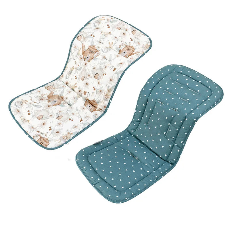 Baby Stroller Accessories Cotton Mattress Stroller Pad Chair Cushion Yoya Seat Pad For Prams kids Double-Sided Trolley Mat