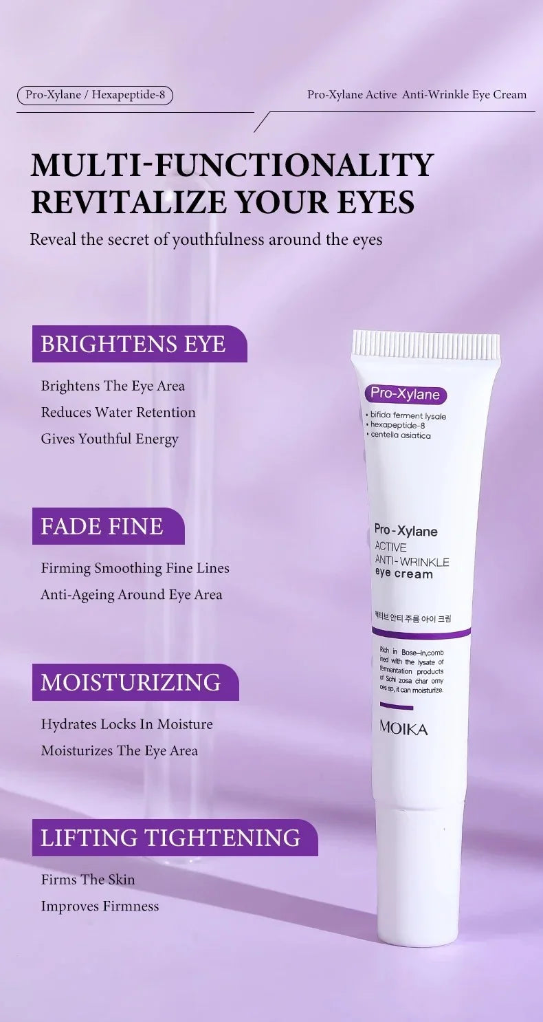 Instant Eye Bag Removal Cream Retinol Anti-Wrinkle Firming Skin Fade Fine Lines Anti Dark Circle Puffiness Brighten Eye skinCare