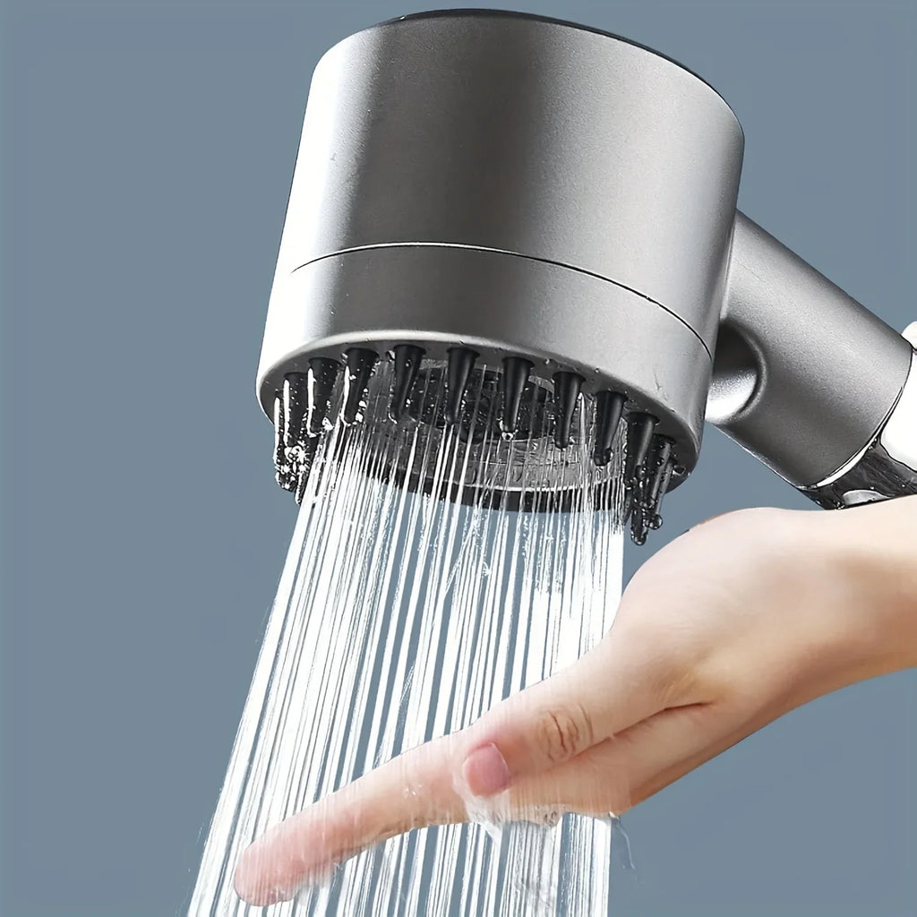 2026 new ion drop shower head with handheld filter shower, turbocharger with multiple spray modes, built-in filter on/off switch