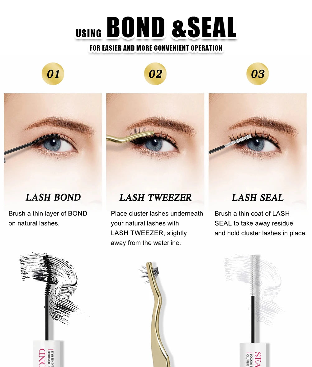 10cases/lot YUANZHIJIE Knot-free lashes Clusters 100% Hand-Tufted Anime Eyelashes Premium Materail Cruetly-free lash Extensions