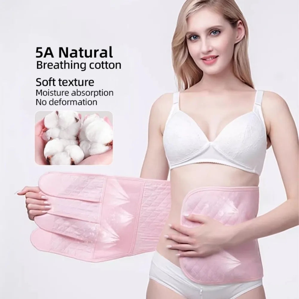 Seamless Postpartum Body Shaper Belly Contracting Tummy Control Women Girdle Belt Solid Color Thin Slimming Shapewear Female