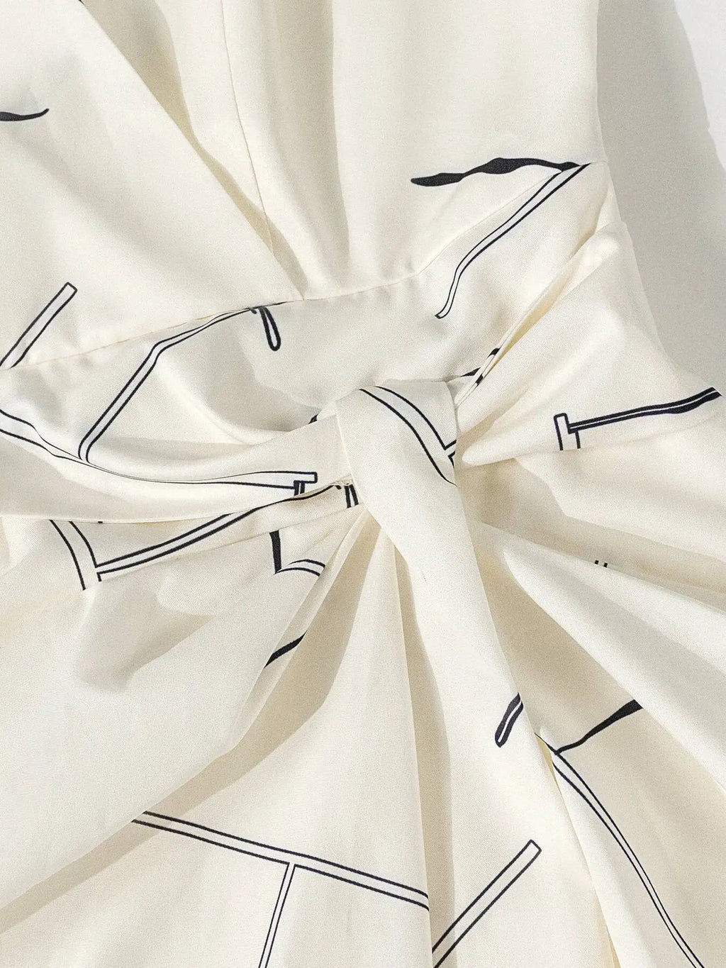Women Midi Dress Sleeveless V Neck Line Print Wrap Tie Waist Asymmetrical Dress Elegant Spring Summer Brunch Work Office Dress