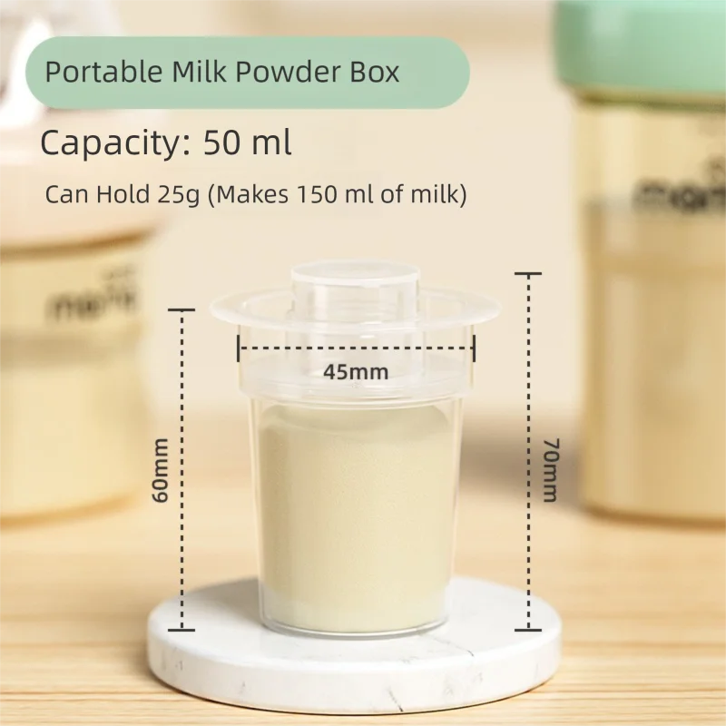 40 gram Baby Milk Powder Box Movable Canteen Storage Snacks for kids PP Food Portable Container Traval Bottles