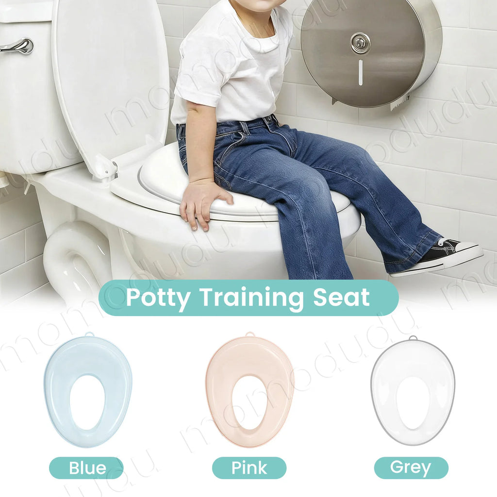 Portable Toddler Toilet Seat with Splash Guard, Universal Design for Mess-Free Training for Boys & Girls