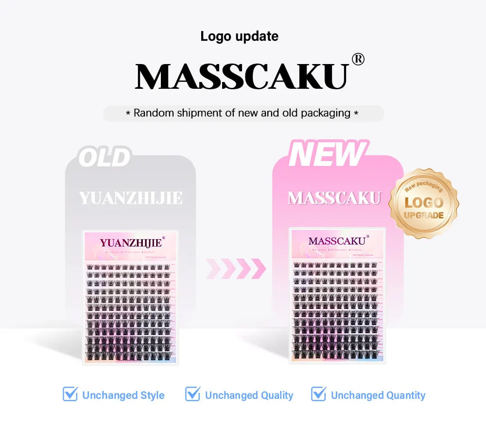 10cases/lot YUANZHIJIE Knot-free lashes Clusters 100% Hand-Tufted Anime Eyelashes Premium Materail Cruetly-free lash Extensions