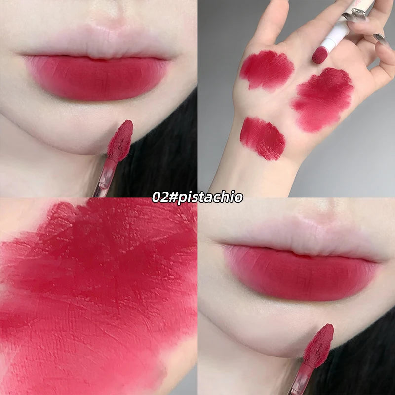 Hot Sales Gege Bear Makeup Sponge Tip Lippie Lip Powder Cream Birthday Gift Matte Non-Stick Cup Cute Lip Powder Cream Lip Mud
