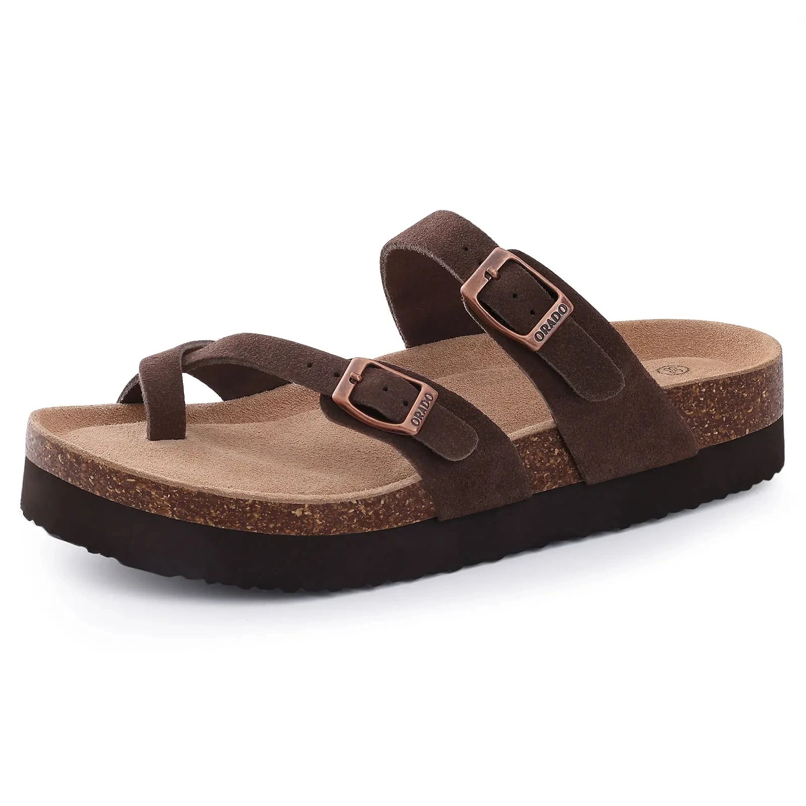 Shevalues Cork Suede Clogs For Women Cork Slippers Summer Cork Sandals Fashion Beach Slides Classic Mules Men Clogs Baotou Shoes