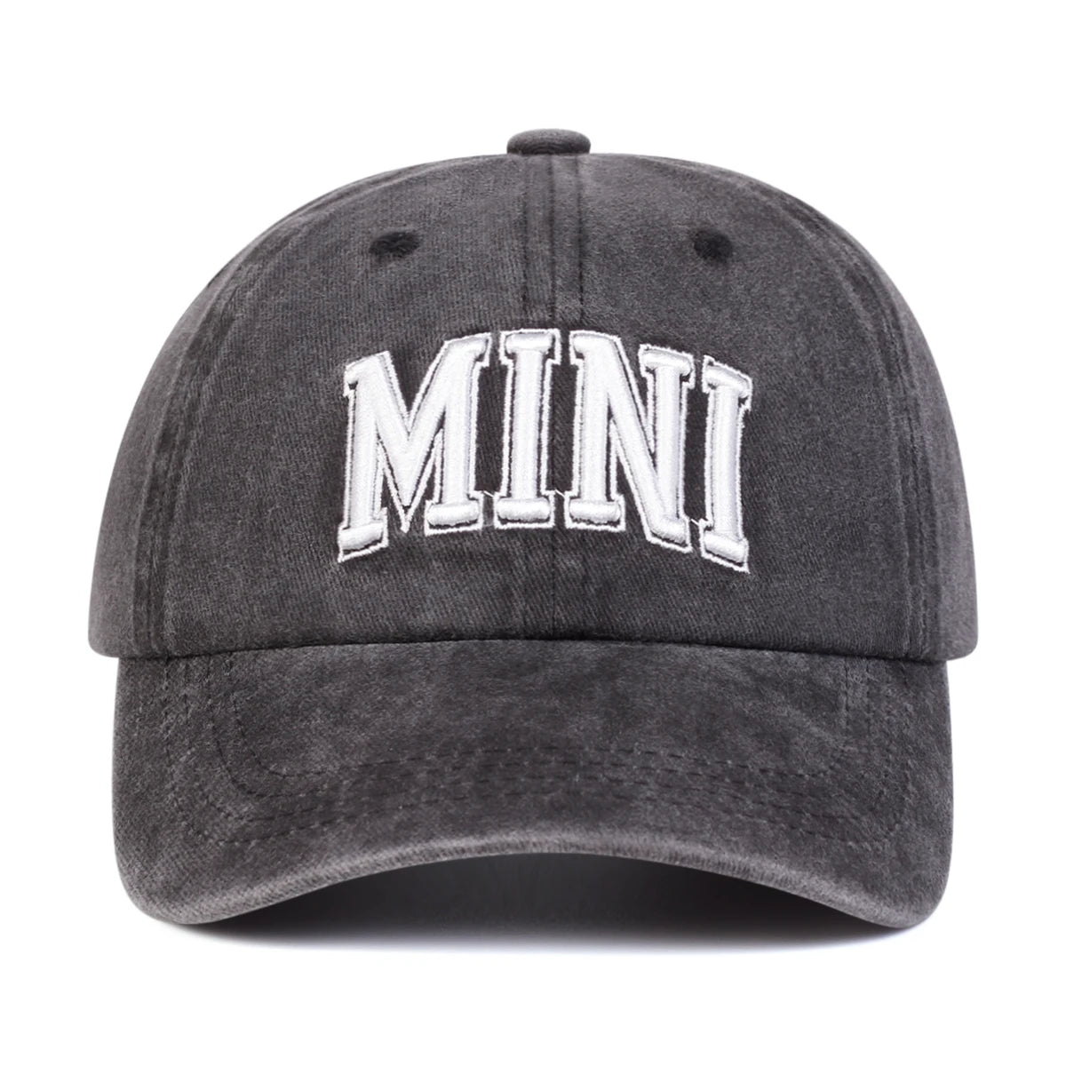 Unisex Parent Child 3D MAMA/MINI Embroidery Wash Baseball Caps Spring and Autumn Outdoor Adjustable Casual Hats Sunscreen Hat ﻿
