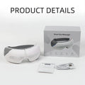 Portable Visible Eye Massager with Bluetooth Music Eye Care Device Sleep Eye Mask with 4 Mode Massage Muscle Gift for Mom Dad