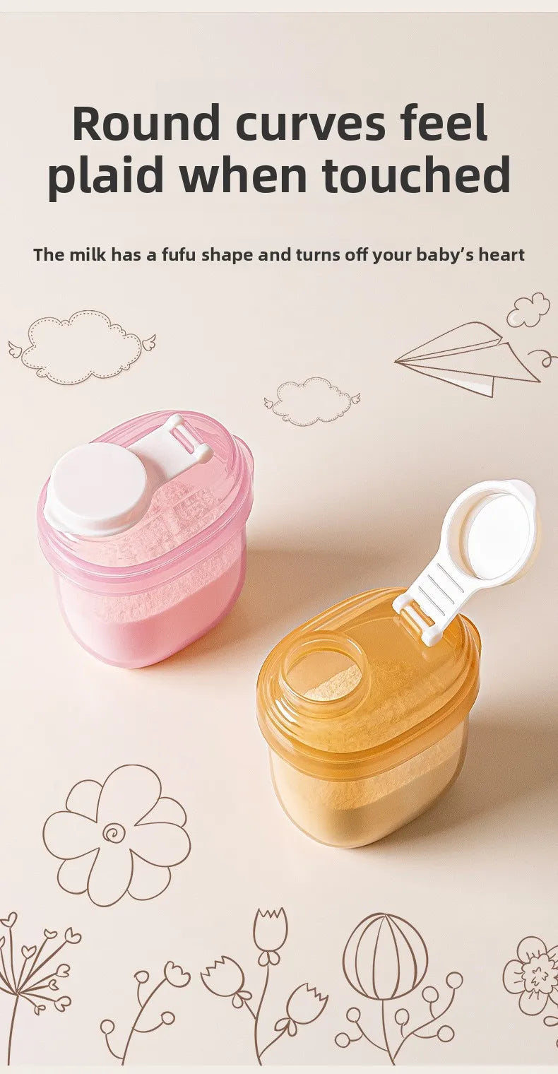 40 gram Baby Milk Powder Box Movable Canteen Storage Snacks for kids PP Food Portable Container Traval Bottles