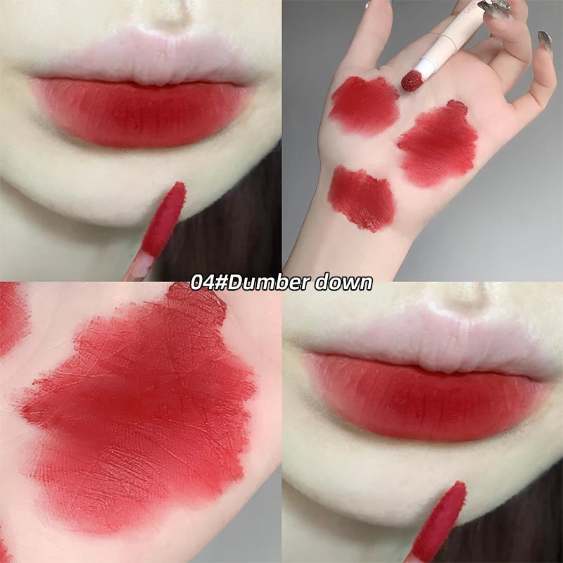 Hot Sales Gege Bear Makeup Sponge Tip Lippie Lip Powder Cream Birthday Gift Matte Non-Stick Cup Cute Lip Powder Cream Lip Mud