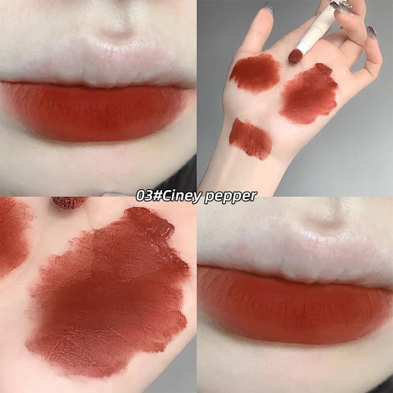 Hot Sales Gege Bear Makeup Sponge Tip Lippie Lip Powder Cream Birthday Gift Matte Non-Stick Cup Cute Lip Powder Cream Lip Mud