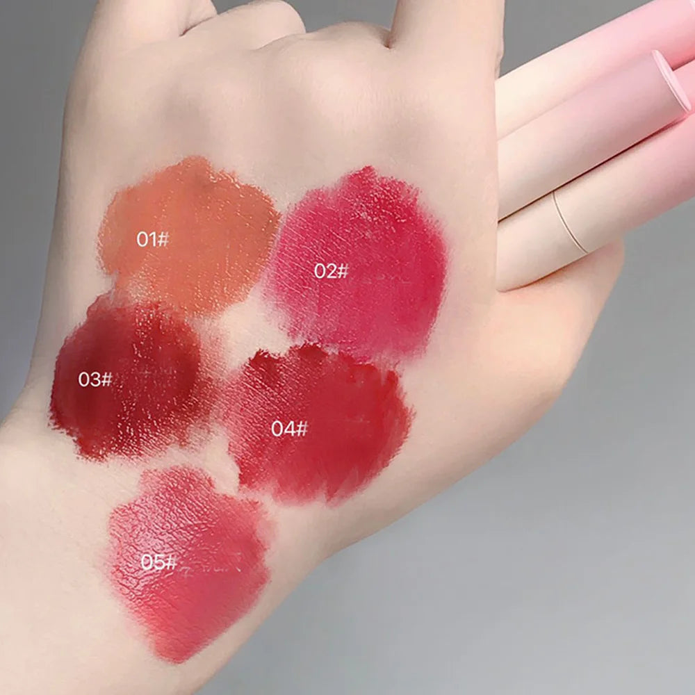 Hot Sales Gege Bear Makeup Sponge Tip Lippie Lip Powder Cream Birthday Gift Matte Non-Stick Cup Cute Lip Powder Cream Lip Mud
